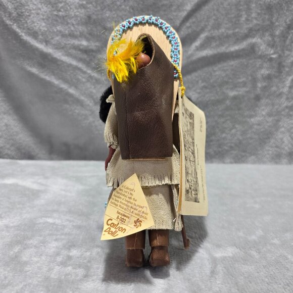 Vintage Carlson Dolls Sacajawea Native American Heritage Doll 8 Inch Handmade US - Picture 5 of 8